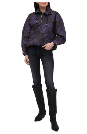 Женская хлопковая ветровка ISABEL MARANT ETOILE фиолетового цвета по цене 44300 руб., арт. VE1534-21P003E/DIA0MIA | Фото 2 Женская хлопковая ветровка ISABEL MARANT ETOILE фиолетового цвета, арт. VE1534-21P003E/DIA0MIA | Фото 2