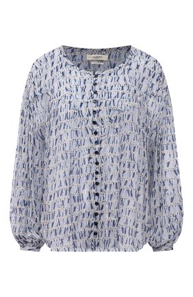 Женская блузка из вискозы ISABEL MARANT ETOILE синего цвета по цене 44300 руб., арт. HT2013-21P029E/S0RI0NEA | Фото 1 Женская блузка из вискозы ISABEL MARANT ETOILE синего цвета, арт. HT2013-21P029E/S0RI0NEA | Фото 1