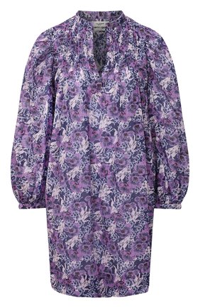 Женское хлопковое платье ISABEL MARANT ETOILE фиолетового цвета по цене 37200 руб., арт. R01591-21P009E/VIRGINIE | Фото 1 Женское хлопковое платье ISABEL MARANT ETOILE фиолетового цвета, арт. R01591-21P009E/VIRGINIE | Фото 1