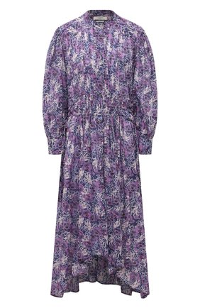 Женское хлопковое платье ISABEL MARANT ETOILE фиолетового цвета по цене 44300 руб., арт. R01876-21P009E/ARIANA | Фото 1 Женское хлопковое платье ISABEL MARANT ETOILE фиолетового цвета, арт. R01876-21P009E/ARIANA | Фото 1