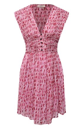 Женское платье из вискозы ISABEL MARANT ETOILE красного цвета по цене 51150 руб., арт. R01898-21P029E/SEGUN | Фото 1 Женское платье из вискозы ISABEL MARANT ETOILE красного цвета, арт. R01898-21P029E/SEGUN | Фото 1