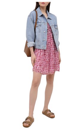 Женское платье из вискозы ISABEL MARANT ETOILE красного цвета по цене 51150 руб., арт. R01898-21P029E/SEGUN | Фото 2 Женское платье из вискозы ISABEL MARANT ETOILE красного цвета, арт. R01898-21P029E/SEGUN | Фото 2
