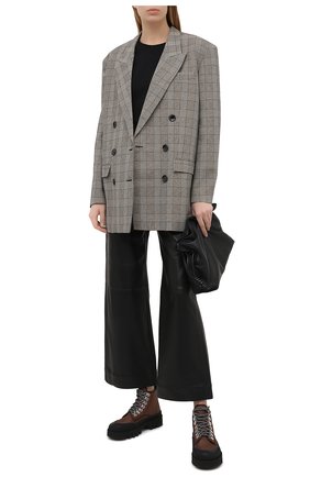 Женский жакет из вискозы и хлопка ISABEL MARANT черно-белого цвета по цене 89950 руб., арт. VE1417-21P009I/0LADIM | Фото 2 Женский жакет из вискозы и хлопка ISABEL MARANT черно-белого цвета, арт. VE1417-21P009I/0LADIM | Фото 2