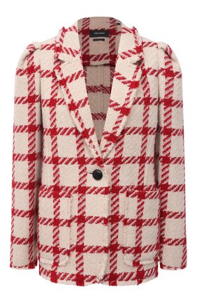 Женский жакет ISABEL MARANT красного цвета по цене 83450 руб., арт. VE1558-21P007I/KAD0M0 | Фото 1 Женский жакет ISABEL MARANT красного цвета, арт. VE1558-21P007I/KAD0M0 | Фото 1