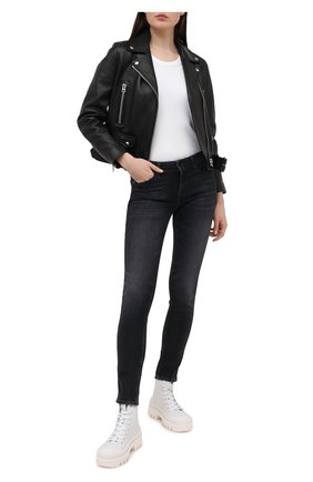 Женские джинсы 7 FOR ALL MANKIND черного цвета по цене 24100 руб., арт. JSL4R850L0 | Фото 2 Женские джинсы 7 FOR ALL MANKIND черного цвета, арт. JSL4R850L0 | Фото 2