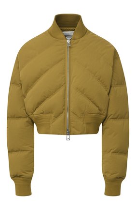 Женский пуховый бомбер BOTTEGA VENETA хаки цвета по цене 172500 руб., арт. 652863/V0RR0 | Фото 1 Женский пуховый бомбер BOTTEGA VENETA хаки цвета, арт. 652863/V0RR0 | Фото 1 (Длина (верхняя одежда): Короткие; Материал подклада: Синтетический материал; Материал внешний: Синтетический материал; Стили: Кэжуэл; Рукава: Длинные; Материал утеплителя: Пух и перо)