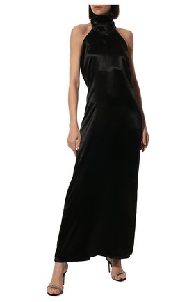 Женское платье BOTTEGA VENETA черного цвета по цене 222500 руб., арт. 648168/V0CS0 | Фото 2 Женское платье BOTTEGA VENETA черного цвета, арт. 648168/V0CS0 | Фото 2