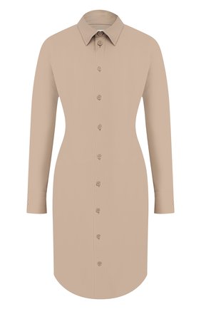 Женское хлопковое платье BOTTEGA VENETA бежевого цвета по цене 116500 руб., арт. 647409/VKIX0 | Фото 1 Женское хлопковое платье BOTTEGA VENETA бежевого цвета, арт. 647409/VKIX0 | Фото 1