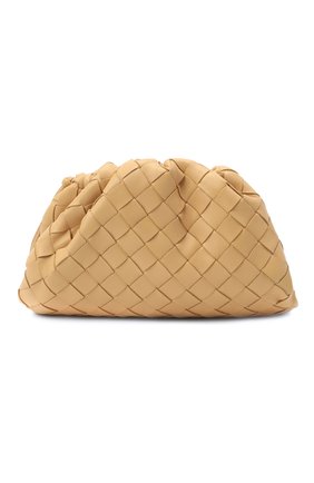 Женский клатч pouch mini BOTTEGA VENETA бежевого цвета по цене 139000 руб., арт. 585852/VCPP1 | Фото 1 Женский клатч pouch mini BOTTEGA VENETA бежевого цвета, арт. 585852/VCPP1 | Фото 1 (Ремень/цепочка: На ремешке; Материал: Натуральная кожа; Женское Кросс-КТ: Клатч-клатчи; Размер: mini)
