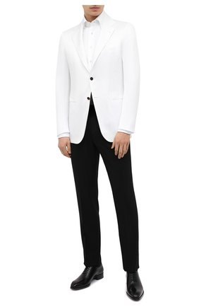 Мужской хлопковый пиджак KITON белого цвета по цене 393000 руб., арт. UG81H07609 | Фото 2 Мужской хлопковый пиджак KITON белого цвета, арт. UG81H07609 | Фото 2