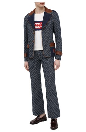 Мужской джинсовый пиджак GUCCI синего цвета по цене 277400 руб., арт. 641341/XDBIP | Фото 2 Мужской джинсовый пиджак GUCCI синего цвета, арт. 641341/XDBIP | Фото 2