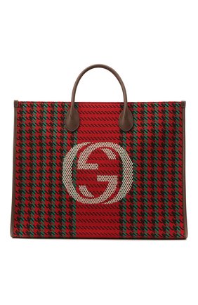 Мужская комбинированная сумка-тоут GUCCI красного цвета по цене 163100 руб., арт. 644994/2J9BT | Фото 1 Мужская комбинированная сумка-тоут GUCCI красного цвета, арт. 644994/2J9BT | Фото 1