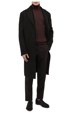Мужские замшевые дерби SANTONI темно-серого цвета по цене 65350 руб., арт. MCC015761PC4NRVLG56 | Фото 2 Мужские замшевые дерби SANTONI темно-серого цвета, арт. MCC015761PC4NRVLG56 | Фото 2 (Мужское Кросс-КТ: Броги-обувь; Стили: Классический; Материал внутренний: Натуральная кожа; Материал внешний: Замша)