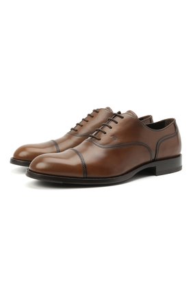 Мужские кожаные оксфорды TOD’S коричневого цвета по цене 51100 руб., арт. XXM01E00N50D9C | Фото 1 Мужские кожаные оксфорды TOD’S коричневого цвета, арт. XXM01E00N50D9C | Фото 1