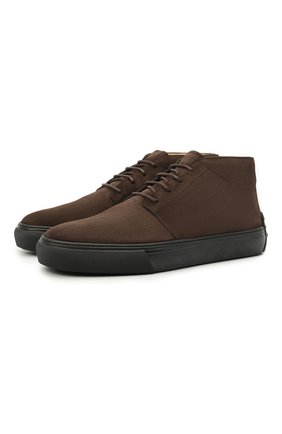 Мужские замшевые ботинки TOD’S темно-коричневого цвета по цене 36300 руб., арт. XXM03E0EA50RE0 | Фото 1 Мужские замшевые ботинки TOD’S темно-коричневого цвета, арт. XXM03E0EA50RE0 | Фото 1 (Подошва: Массивная; Мужское Кросс-КТ: Ботинки-обувь; Материал внутренний: Натуральная кожа; Материал внешний: Замша, Кожа)