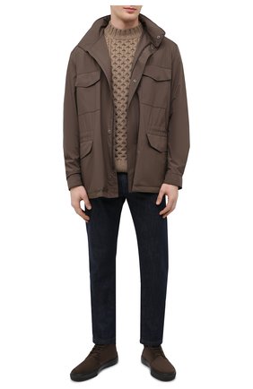 Мужские замшевые ботинки TOD’S темно-коричневого цвета по цене 36300 руб., арт. XXM03E0EA50RE0 | Фото 2 Мужские замшевые ботинки TOD’S темно-коричневого цвета, арт. XXM03E0EA50RE0 | Фото 2 (Подошва: Массивная; Мужское Кросс-КТ: Ботинки-обувь; Материал внутренний: Натуральная кожа; Материал внешний: Замша, Кожа)