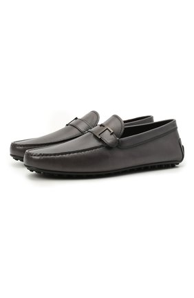 Мужские кожаные мокасины TOD’S темно-серого цвета по цене 43050 руб., арт. XXM42C0CV80D9C | Фото 1 Мужские кожаные мокасины TOD’S темно-серого цвета, арт. XXM42C0CV80D9C | Фото 1 (Материал внутренний: Натуральная кожа; Стили: Кэжуэл)