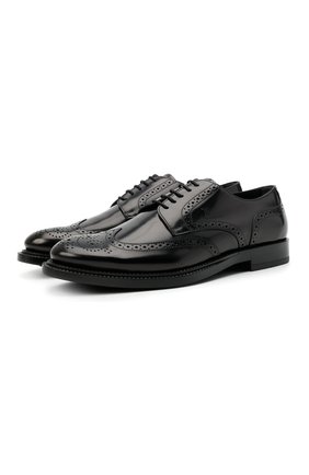 Мужские кожаные дерби TOD’S черного цвета по цене 36300 руб., арт. XXM62C00C10AKT | Фото 1 Мужские кожаные дерби TOD’S черного цвета, арт. XXM62C00C10AKT | Фото 1