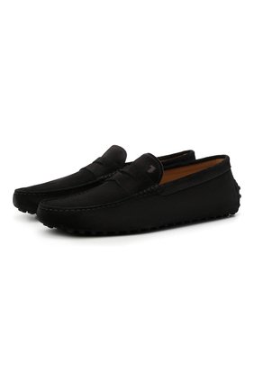 Мужские замшевые мокасины TOD’S черного цвета по цене 33950 руб., арт. XXM64C00640RE0 | Фото 1 Мужские замшевые мокасины TOD’S черного цвета, арт. XXM64C00640RE0 | Фото 1