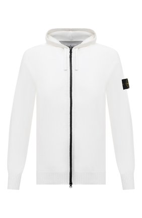 Мужской хлопковый кардиган STONE ISLAND белого цвета по цене 32800 руб., арт. 7415523B0 | Фото 1 Мужской хлопковый кардиган STONE ISLAND белого цвета, арт. 7415523B0 | Фото 1