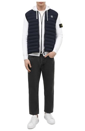 Мужской хлопковый кардиган STONE ISLAND белого цвета по цене 32800 руб., арт. 7415523B0 | Фото 2 Мужской хлопковый кардиган STONE ISLAND белого цвета, арт. 7415523B0 | Фото 2