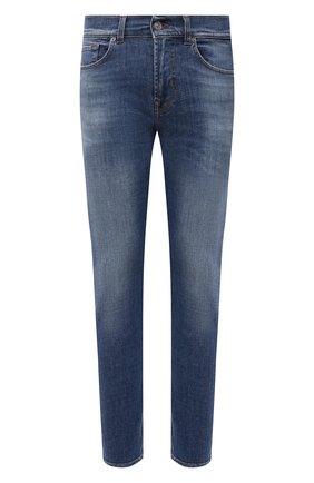 Мужские джинсы 7 FOR ALL MANKIND синего цвета по цене 23250 руб., арт. JSMXB530KM | Фото 1 Мужские джинсы 7 FOR ALL MANKIND синего цвета, арт. JSMXB530KM | Фото 1