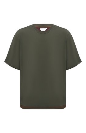Мужская футболка BOTTEGA VENETA хаки цвета по цене 75850 руб., арт. 647517/VKWC0 | Фото 1 Мужская футболка BOTTEGA VENETA хаки цвета, арт. 647517/VKWC0 | Фото 1