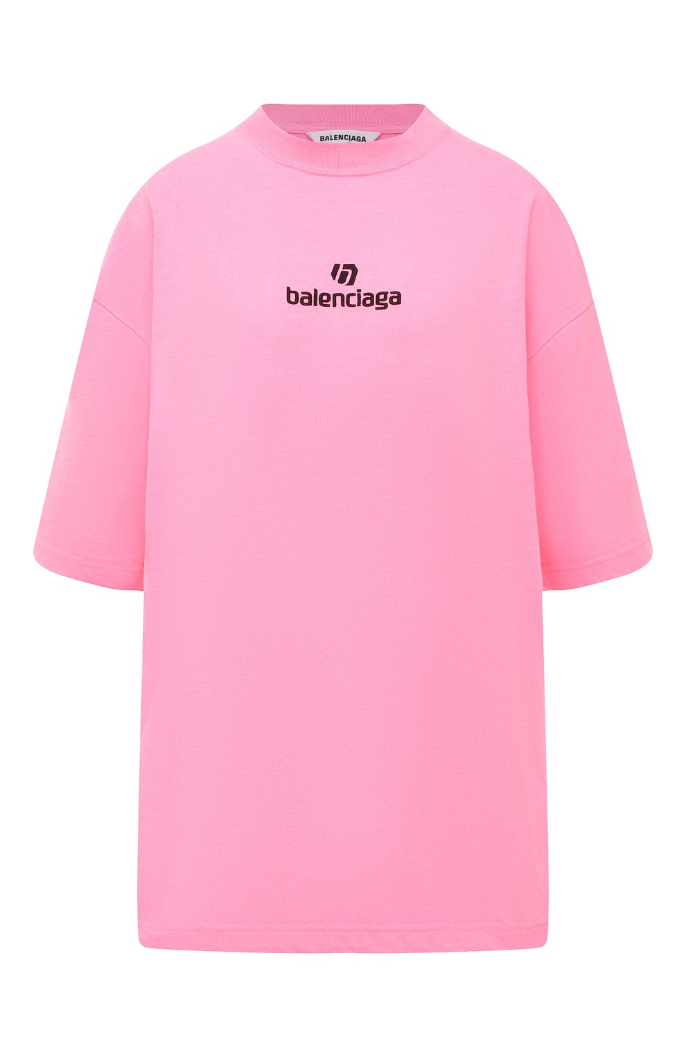 Женская розовая футболка BALENCIAGA купить в интернет-магазине ЦУМ, арт ...