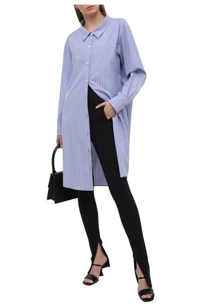 Женское хлопковое платье DRIES VAN NOTEN голубого цвета по цене 48400 руб., арт. 211-31057-2160 | Фото 2 Женское хлопковое платье DRIES VAN NOTEN голубого цвета, арт. 211-31057-2160 | Фото 2