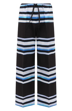 Женские хлопковые брюки DRIES VAN NOTEN темно-синего цвета по цене 44650 руб., арт. 211-30970-2094 | Фото 1 Женские хлопковые брюки DRIES VAN NOTEN темно-синего цвета, арт. 211-30970-2094 | Фото 1
