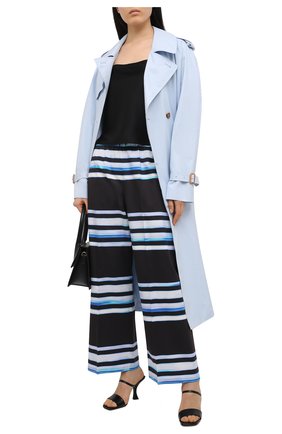 Женские хлопковые брюки DRIES VAN NOTEN темно-синего цвета по цене 44650 руб., арт. 211-30970-2094 | Фото 2 Женские хлопковые брюки DRIES VAN NOTEN темно-синего цвета, арт. 211-30970-2094 | Фото 2