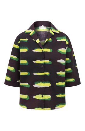 Женская хлопковая рубашка DRIES VAN NOTEN черного цвета по цене 36000 руб., арт. 211-30704-2005 | Фото 1 Женская хлопковая рубашка DRIES VAN NOTEN черного цвета, арт. 211-30704-2005 | Фото 1
