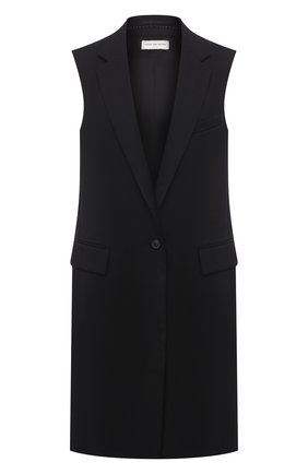 Женский жилет из смеси хлопка и шерсти DRIES VAN NOTEN черного цвета по цене 88700 руб., арт. 211-30210-2277 | Фото 1 Женский жилет из смеси хлопка и шерсти DRIES VAN NOTEN черного цвета, арт. 211-30210-2277 | Фото 1