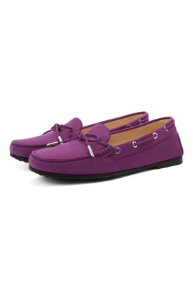Женские замшевые мокасины TOD’S фиолетового цвета по цене 34450 руб., арт. XXW74B0503006S | Фото 1 Женские замшевые мокасины TOD’S фиолетового цвета, арт. XXW74B0503006S | Фото 1