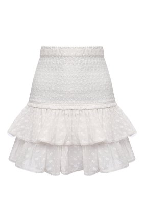 Женская хлопковая юбка ISABEL MARANT ETOILE белого цвета по цене 33650 руб., арт. JU1264-21P032E/TINA0MI | Фото 1 Женская хлопковая юбка ISABEL MARANT ETOILE белого цвета, арт. JU1264-21P032E/TINA0MI | Фото 1