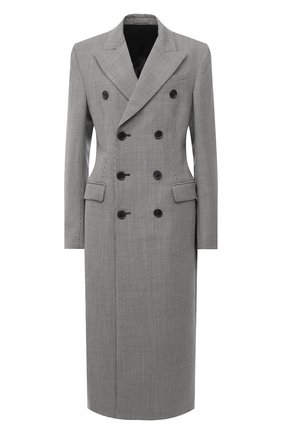 Женское шерстяное пальто WARDROBE.NYC черно-белого цвета по цене 146500 руб., арт. W4010HTR05 | Фото 1 Женское шерстяное пальто WARDROBE.NYC черно-белого цвета, арт. W4010HTR05 | Фото 1 (Длина (верхняя одежда): Длинные; Материал подклада: Купро; Рукава: Длинные; Материал внешний: Шерсть; 1-2-бортные: Двубортные; Стили: Кэжуэл)