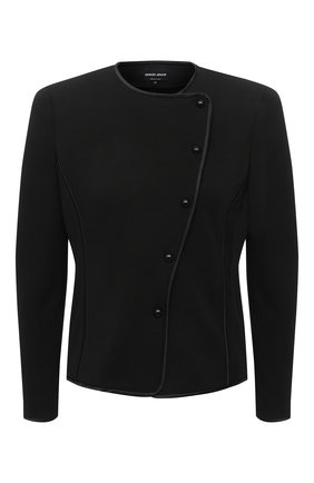 Женский жакет из вискозы GIORGIO ARMANI черного цвета по цене 99500 руб., арт. 3KAG70/AJFMZ | Фото 1 Женский жакет из вискозы GIORGIO ARMANI черного цвета, арт. 3KAG70/AJFMZ | Фото 1
