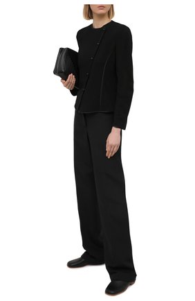 Женский жакет из вискозы GIORGIO ARMANI черного цвета по цене 99500 руб., арт. 3KAG70/AJFMZ | Фото 2 Женский жакет из вискозы GIORGIO ARMANI черного цвета, арт. 3KAG70/AJFMZ | Фото 2
