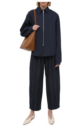 Женские джинсы GIORGIO ARMANI темно-синего цвета по цене 99500 руб., арт. 1SHPP0H1/T02FI | Фото 2 Женские джинсы GIORGIO ARMANI темно-синего цвета, арт. 1SHPP0H1/T02FI | Фото 2