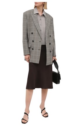 Женская льняная рубашка EMPORIO ARMANI бежевого цвета по цене 41600 руб., арт. 0NG4LT/02061 | Фото 2 Женская льняная рубашка EMPORIO ARMANI бежевого цвета, арт. 0NG4LT/02061 | Фото 2