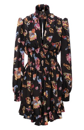 Женское платье VERSACE JEANS COUTURE черного цвета по цене 65400 руб., арт. D2HWA410-WDP910/S0996 | Фото 1 Женское платье VERSACE JEANS COUTURE черного цвета, арт. D2HWA410-WDP910/S0996 | Фото 1