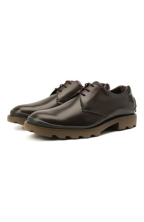 Мужские кожаные дерби TOD’S светло-коричневого цвета по цене 56400 руб., арт. XXM04E00C20LYG | Фото 1 Мужские кожаные дерби TOD’S светло-коричневого цвета, арт. XXM04E00C20LYG | Фото 1