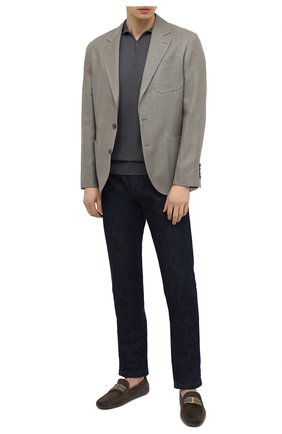 Мужские замшевые мокасины TOD’S хаки цвета по цене 41350 руб., арт. XXM0GW0CT56MUG | Фото 2 Мужские замшевые мокасины TOD’S хаки цвета, арт. XXM0GW0CT56MUG | Фото 2 (Материал внутренний: Натуральная кожа; Стили: Кэжуэл; Материал внешний: Замша)