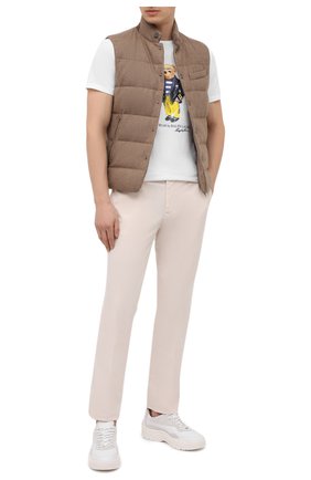 Мужская хлопковая футболка POLO RALPH LAUREN белого цвета по цене 8995 руб., арт. 710837306 | Фото 2 Мужская хлопковая футболка POLO RALPH LAUREN белого цвета, арт. 710837306 | Фото 2