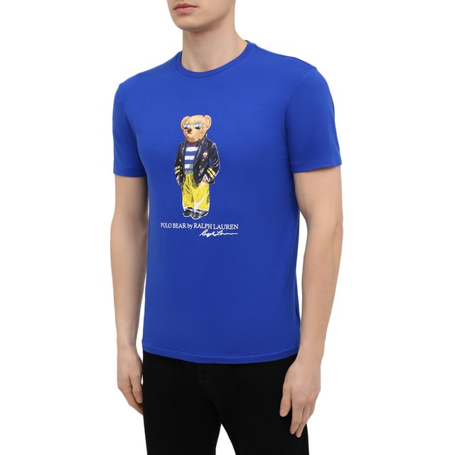 фото Хлопковая футболка polo ralph lauren