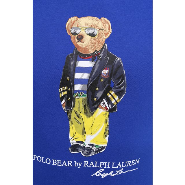 фото Хлопковая футболка polo ralph lauren