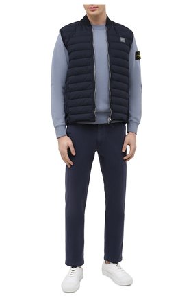 Мужские хлопковые брюки 7 FOR ALL MANKIND темно-синего цвета по цене 26250 руб., арт. JSU9T490NV | Фото 2 Мужские хлопковые брюки 7 FOR ALL MANKIND темно-синего цвета, арт. JSU9T490NV | Фото 2