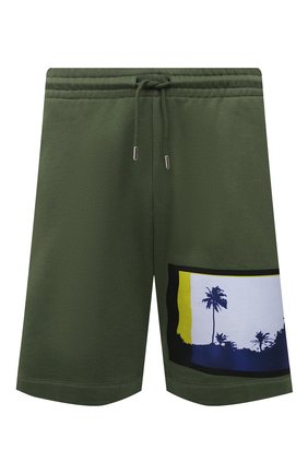 Мужские хлопковые шорты DRIES VAN NOTEN зеленого цвета по цене 25200 руб., арт. 211-21112-2609 | Фото 1 Мужские хлопковые шорты DRIES VAN NOTEN зеленого цвета, арт. 211-21112-2609 | Фото 1
