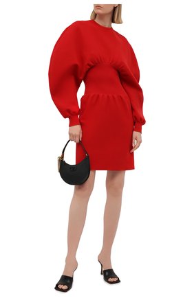 Женское платье BOTTEGA VENETA красного цвета по цене 172500 руб., арт. 650768/V0CX0 | Фото 2 Женское платье BOTTEGA VENETA красного цвета, арт. 650768/V0CX0 | Фото 2 (Стили: Кэжуэл; Рукава: Длинные; Материал внешний: Шерсть; Случай: Повседневный; Кросс-КТ: Трикотаж; Женское Кросс-КТ: Платье-одежда; Длина Ж (юбки, платья, шорты): Мини)