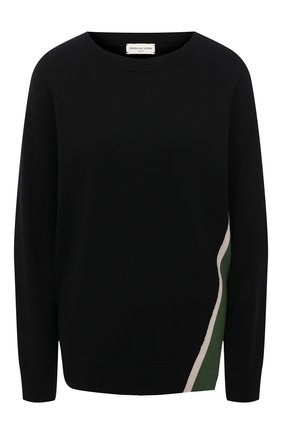Женский шерстяной пуловер DRIES VAN NOTEN черного цвета по цене 53300 руб., арт. 211-31290-2701 | Фото 1 Женский шерстяной пуловер DRIES VAN NOTEN черного цвета, арт. 211-31290-2701 | Фото 1